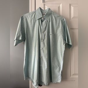 Men’s Lacoste short sleeved button down